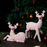 Christmas Deer Resin Ornament Furniture Decoration Craft Christmas Decor eprolo