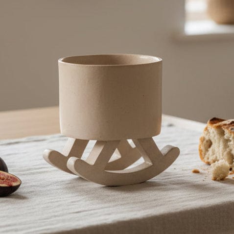 Chair whisky cup white( Rocky Chair)
