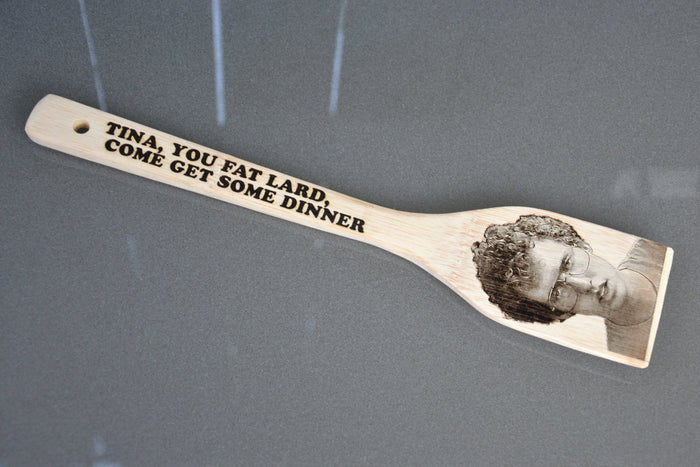 Tina you fat lard come get some dinner / Vote For Pedro - Napoleon Dynamite inspired Kitchen Spatula // Cult 2000s Comedy Movie Gift