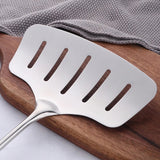1/7/10Pcs Kitchen Utensils Cooking tools Stainless Steel Shovels Turner Ladle Soup Spoon Colander Filter Silver for Restaurant Kitchen Essentials