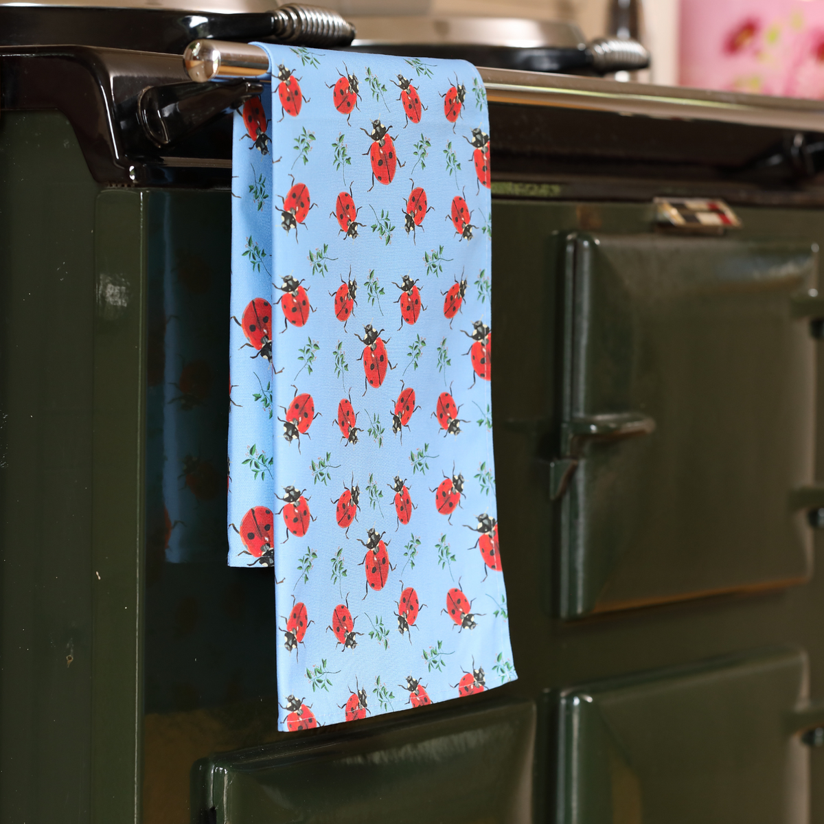 Ladybird Tea Towel