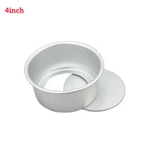 4/6/8/10 Inch Baking Cake Mold Round Non-Stick Cake Pan Removable Bottom Baking Tray Aluminium Alloy For Kitchen Tools