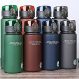 Brand BPA Free Leak Proof Sports Water Bottle High Quality Tour Hiking Portable My Favorite Drink Bottles 400ml 560ml Kitchen Essentials