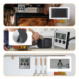 Tp700 Digital Remote Wireless Food Kitchen Oven Thermometer Probe For BBQ Grill  Oven Meat Timer  Temperature  Manually Set eprolo