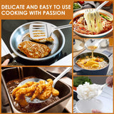 10/12Pcs Stainless Steel Cookware Set Kitchen Cooking Tools Baking Tools Tableware Shovel Spoon Kitchen Utensil Set Accessories Kitchen Essentials