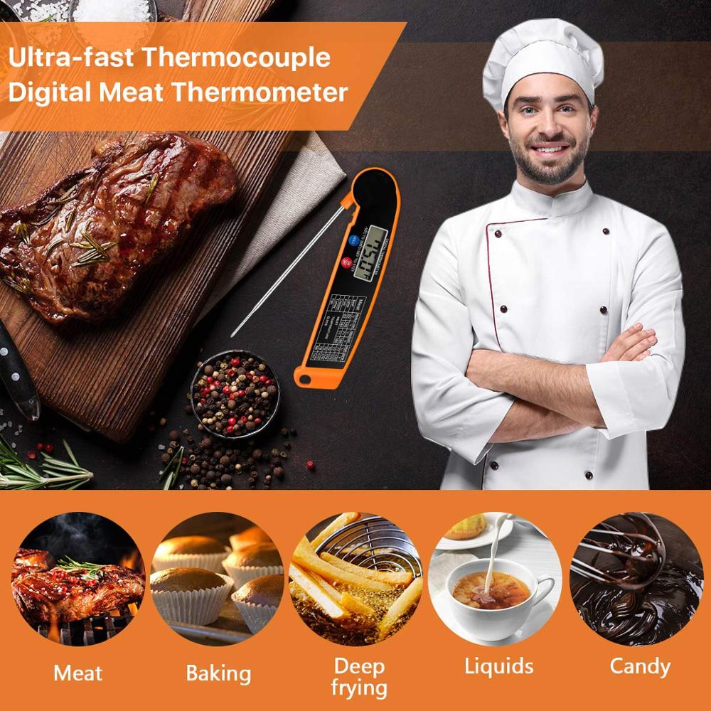 Hot Sale Digital Kitchen Food Thermometer For Meat Water Milk Cooking Food Probe BBQ Electronic Oven Thermometer Kitchen Tools eprolo