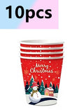 Christmas Themed Birthday Party, Plates, Tissues, Paper Cups, Christmas Tree Gifts, Santa Claus, Snowman