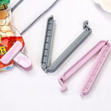 12/24Pcs Bag Plastic Clips Househould Snack Storage Bag Sealer Kitchen Mini Vacuum Sealer Clamp Food Clip Bag Seal Tool