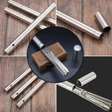 Skewers for Barbecue Reusable Grill Stainless Steel Skewers Shish Kebab BBQ Camping Flat Forks Gadgets Kitchen Accessories Tools Kitchen Essentials