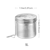 Creative 304 Stainless Steel Tea Strainer Leaf Spice Herbal Teapot Reusable Mesh Filter Home Kitchen Accessories Kitchen Essentials