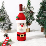 Christmas Wine Bottle Set Champagne Red Wine Creative Wine Set Hotel Dining Table Restaurant Holiday Decoration Supplie