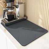 Super Absorbent Anti-slip Coffee Dish Large Kitchen Absorbent Draining Mat Drying Mat Quick Dry Bathroom Drain Pad eprolo