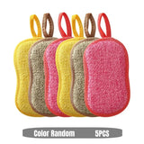 5pcs Magic Cleaning Sponge for Dishes Multi-Purpose Scrub Sponges for Kitchen Bathroom Dishwashing Brush Tools Accessories
