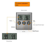 Tp700 Digital Remote Wireless Food Kitchen Oven Thermometer Probe For BBQ Grill  Oven Meat Timer  Temperature  Manually Set eprolo