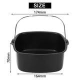 AB45 Air Fryer Electric Fryer Accessory Non-Stick Baking Dish Roasting Tin Tray For  Hd9232 Hd9233 Hd9220 Hd9627 Hd9621