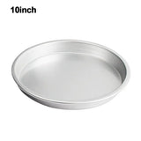 New Round Baking Tray Non-stick Even Heating Oven Tray Aluminum Alloy Cookies Baking Tray