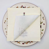 Christmas Tree Napkins, Merry Christmas & Happy New Year Paper Napkins, 2-Ply Xmas Dinner Napkins for Holiday Party Table Decor,
