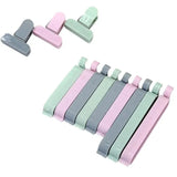 12/24Pcs Bag Plastic Clips Househould Snack Storage Bag Sealer Kitchen Mini Vacuum Sealer Clamp Food Clip Bag Seal Tool