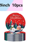 Christmas Themed Birthday Party, Plates, Tissues, Paper Cups, Christmas Tree Gifts, Santa Claus, Snowman