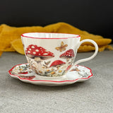 Christmas Ceramic Dinnerware Oval Serving Platter for Desserts Large Soup Bowl for Holiday Meals Festive Tableware Collection