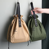 Insulated Bento Canvas Drawstring Lunch Box Storage Bag eprolo
