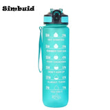 1L Water Bottle Portable Sport Water Bottle Pretty Drink Bottle Leakproof Gym Water Bottle for Outdoor Travel Fitness Cycling Kitchen Essentials