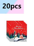 Christmas Themed Birthday Party, Plates, Tissues, Paper Cups, Christmas Tree Gifts, Santa Claus, Snowman