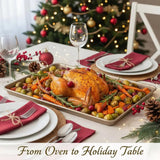 Gold 9/11/13inch Oven Baking Pan Rectangle Nonstick Bread Tray Carbon Steel Cake Baking Tray