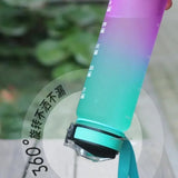 1L Water Bottle Portable Sport Water Bottle Pretty Drink Bottle Leakproof Gym Water Bottle for Outdoor Travel Fitness Cycling Kitchen Essentials