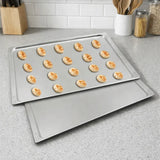 Rectangular Aluminium Alloy Baking Tray Even Heating Non-stick Baking Pan High-temperature Resistance Thickened Oven Tray Cake