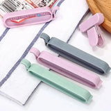 12/24Pcs Bag Plastic Clips Househould Snack Storage Bag Sealer Kitchen Mini Vacuum Sealer Clamp Food Clip Bag Seal Tool