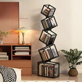 Rotating Cube Bookshelf Sickhaus