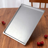 Rectangular Aluminium Alloy Baking Tray Even Heating Non-stick Baking Pan High-temperature Resistance Thickened Oven Tray Cake