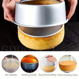 4/6/8/10 Inch Baking Cake Mold Round Non-Stick Cake Pan Removable Bottom Baking Tray Aluminium Alloy For Kitchen Tools