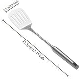 Stainless Steel Kitchen Shovel, Kitchen Spatula, Non Stick Cookware Can Be Cleaned in A Dishwasher, Easy To Clean Ideal Cookware Kitchen Essentials