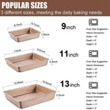 Rectangle Carbon Steel Cake Baking Tray Non-Stick Chocolate Bread Mold DIY Pastry Deep Pans Dish Kitchen Oven Bakeware Tools