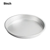 New Round Baking Tray Non-stick Even Heating Oven Tray Aluminum Alloy Cookies Baking Tray