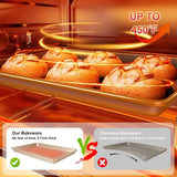 Gold 9/11/13inch Oven Baking Pan Rectangle Nonstick Bread Tray Carbon Steel Cake Baking Tray