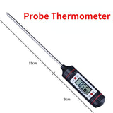 Tp700 Digital Remote Wireless Food Kitchen Oven Thermometer Probe For BBQ Grill  Oven Meat Timer  Temperature  Manually Set eprolo