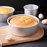 4/6/8/10 Inch Baking Cake Mold Round Non-Stick Cake Pan Removable Bottom Baking Tray Aluminium Alloy For Kitchen Tools
