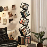 Rotating Cube Bookshelf Sickhaus