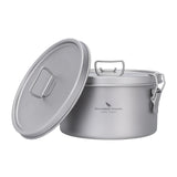 Boundless Voyage Titanium Dinner Box Multi-Functional Food Storage Container with 2 Lids  for Picnic, Travel, School Lunch Box