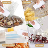 Mini Portable Bag Sealer Handheld Heat Sealer Battery Operated Plastic Bag Sealer Food Snack Fruit Fresh Keeping Kitchen Gadget