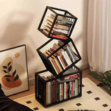 Rotating Cube Bookshelf Sickhaus