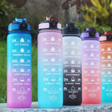 1L Water Bottle Portable Sport Water Bottle Pretty Drink Bottle Leakproof Gym Water Bottle for Outdoor Travel Fitness Cycling Kitchen Essentials