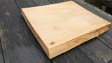Sycamore with blue chopping board Barratt Boards - Cornish chopping boards designed for chefs
