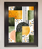 Abstract Shapes Colours Framed Wall Art Wallart-Direct