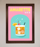 Amaretto Sour Cocktail Framed Wall Art Wallart-Direct