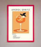 Aperol Spritz Cocktail Framed Print Wallart-Direct