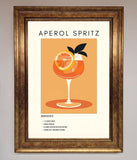 Aperol Spritz Cocktail Framed Print Wallart-Direct